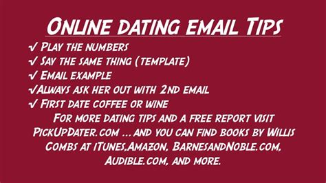 online dating email